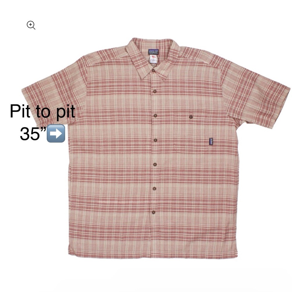Patagonia Men's Plaid Short Sleeve Button Down Shirt Size XS Multicolor Crepe